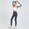winter new high-waisted fleece-lined leggings for women - outdoor running, butt-lifting, pocketed workout fitness pants