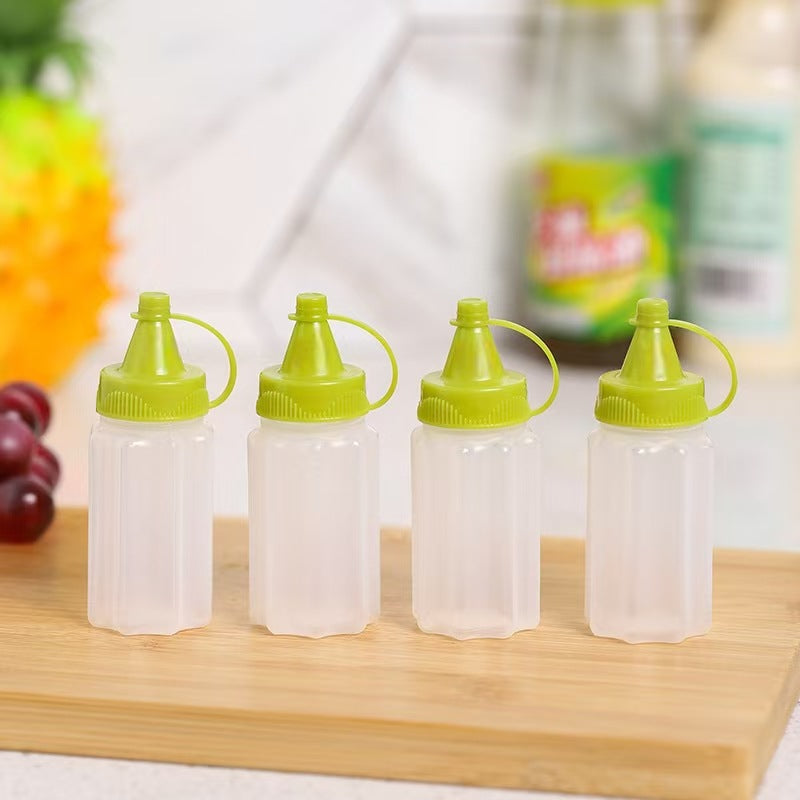 Mini sauce bottle plastic squeeze sauce bottle japanese style squeeze condiment bottle food grade portable soy sauce bottle cross-border