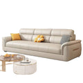 Genuine leather sofa, nordic style, cat-scratch resistant, living room sectional sofa, 3-4 seater, small apartment combination living room sofa