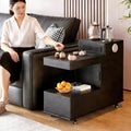 Movable coffee table small apartment multi-functional side cabinet water boiling tea bluetooth audio side sofa side table tea cabinet