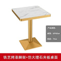 Luxury milk tea shop dessert shop restaurant table round square table cafe western restaurant snack burger shop table and chair set