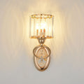 New arrival modern high-end glare bar aisle corridor living room bedroom bedside room double-headed crystal light luxury wall lamp