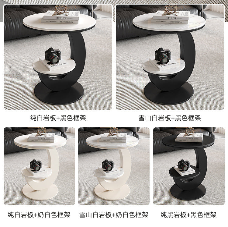 Modern minimalist sintered stone removable coffee table set - italian-inspired light luxury artistic coffee table for small living rooms