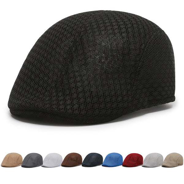 Summer forward hat men and women mesh breathable casual trend beret outdoor cycling sports sun hat