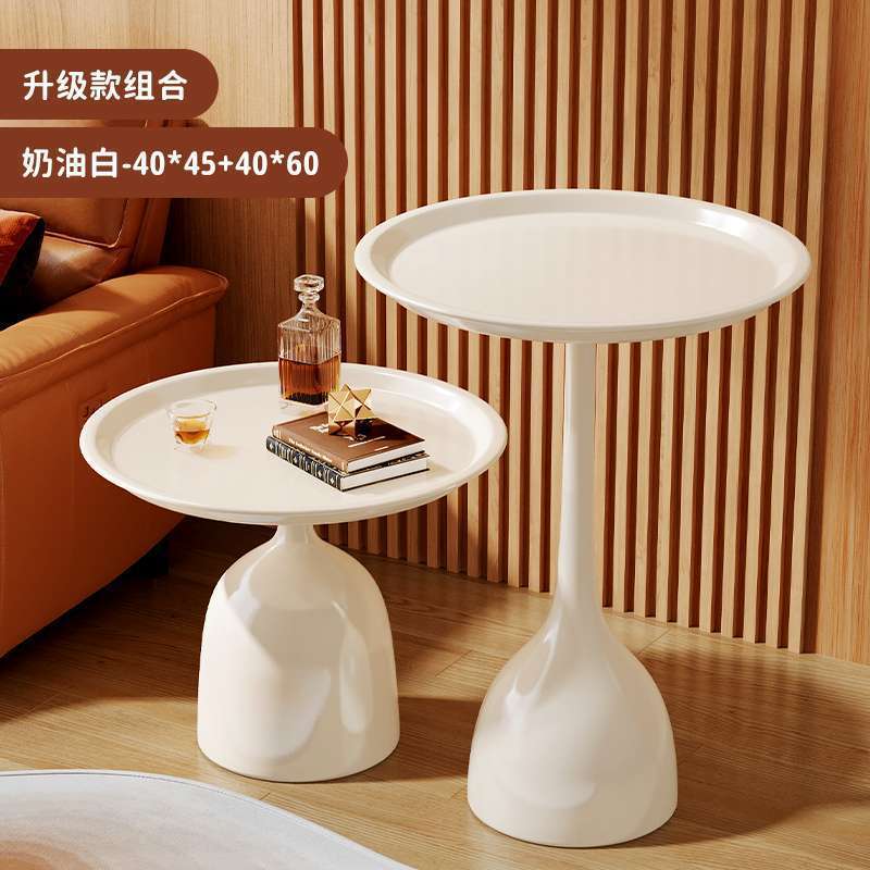 Coffee table living room for home creative sofa side table accessible luxurysense of design iron small apartment round table bedside table replacement