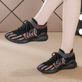 2026 spring new women's flyknit shoes - versatile mesh breathable lightweight shock-absorbing casual athletic running shoes (yeezy style)