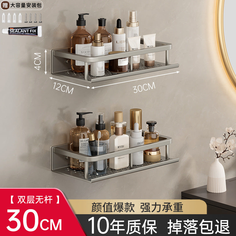 No punching toilet rack bathroom toilet hand wash bath washstand wall mounted wall storage rack