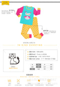 e-commerce children's pajama set, pure cotton girls' thermal underwear, casual cartoon girls' loungewear, children's clothing