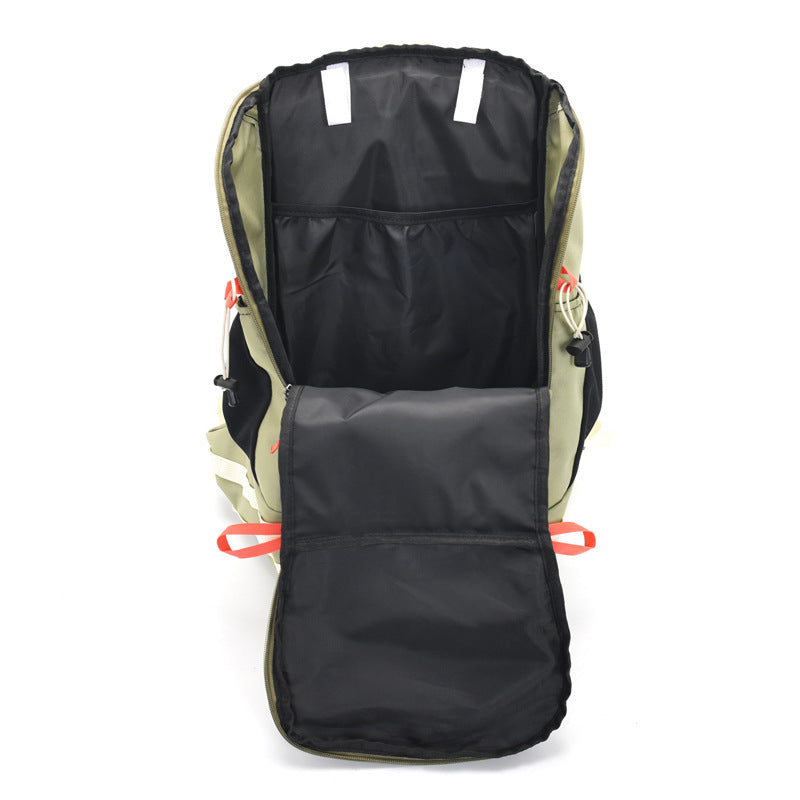 Cross-border 40L mountaineering bag, light travel backpack, outdoor hiking backpack with free rain cover