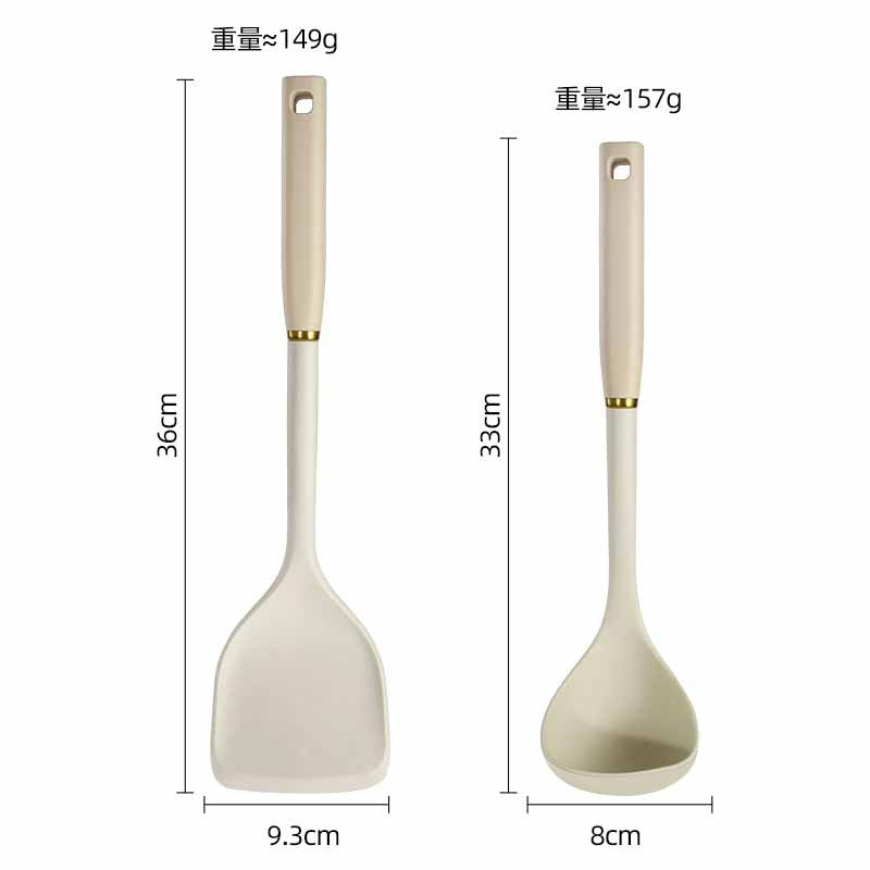 Cooking shovel non-stick pan wok kitchen tools spoon large soup silicone spatula kitchen utensils home kitchen