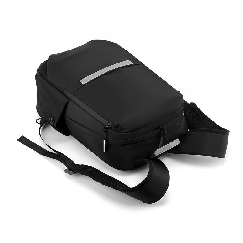 Men's wear-resistant backpack, college student schoolbag, travel trend, leisure bag, large-capacity computer bag, fashion travel bag