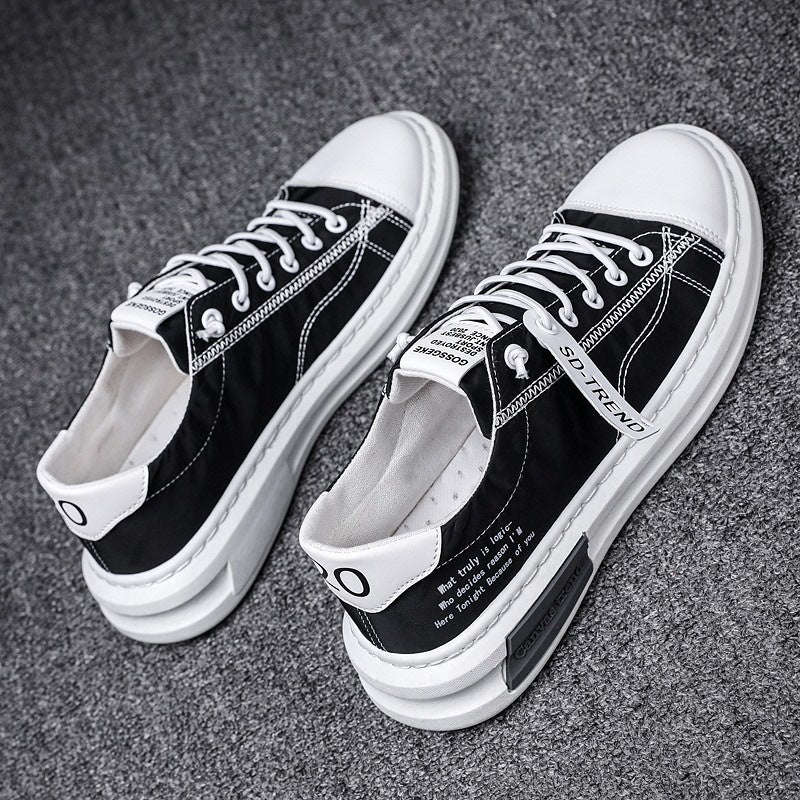 Spring men's shoes breathable ice silk canvas trendy shoes quick-drying cloth shoes slip-on lazy driving men's popular sneakers