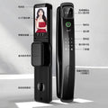 Fully automatic fingerprint lock face recognition smart door lock password lock for home anti-theft door visual cat eye digital door lock