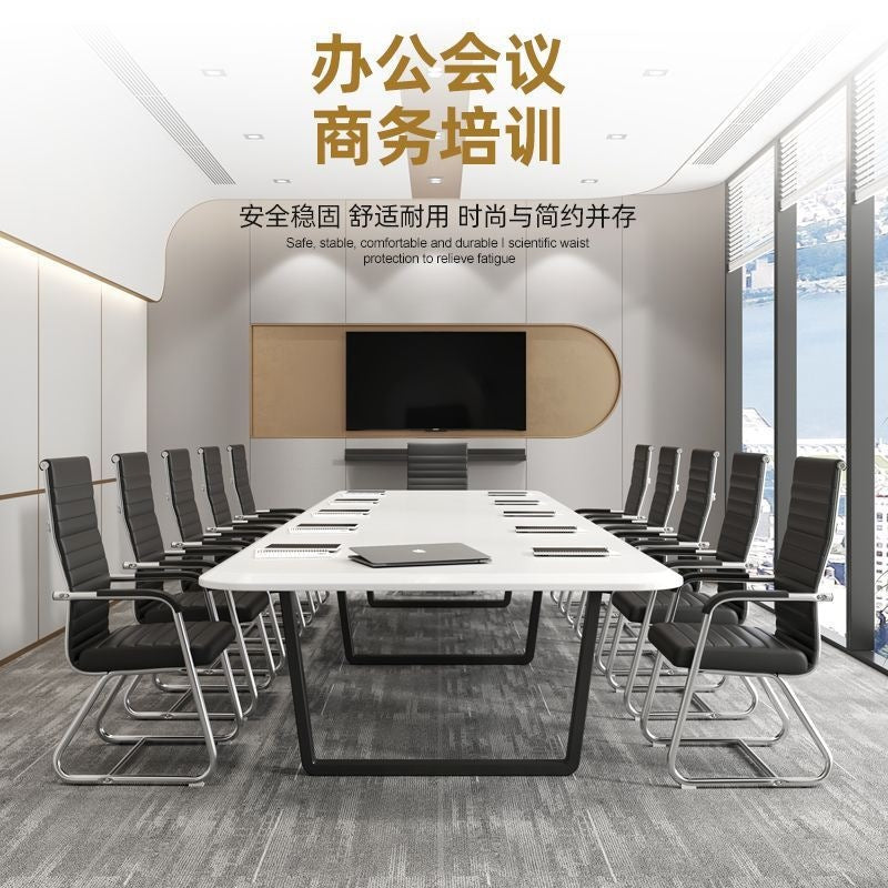Computer chair, home office chair, comfortable for long periods of sitting, arched staff meeting chair, mahjong chair, dormitory student back chair, no