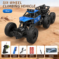 Amazon temutiktok popular six-wheel four-wheel alloy off-road climbing remote control car kids toys wholesale