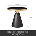 Lauren black gold round table 60*57