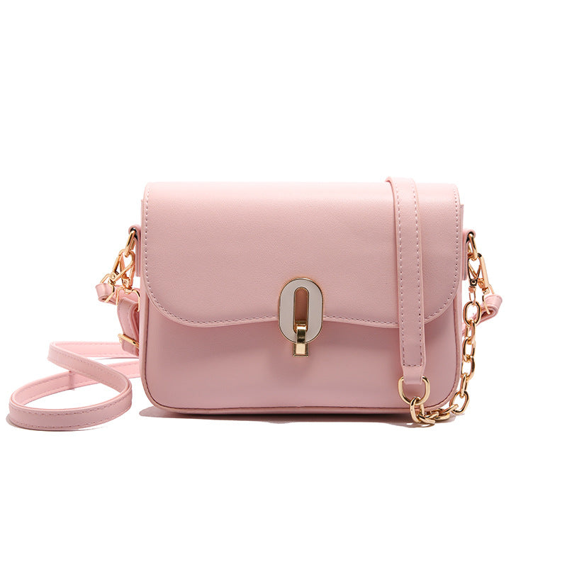 Fashion foreign style bag women's wholesale new simple casual commuter shoulder bag  trend solid color messenger bag