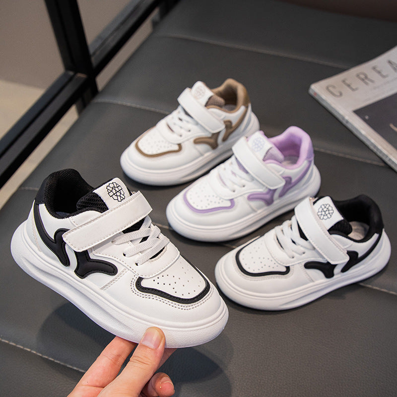 儿童运动鞋2025春秋季新款时尚百搭校园小白鞋女童板鞋男童休闲鞋