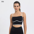 New color block adjustable sports tank top - high elasticity, breathable yoga top - women's summer fitness top dss114