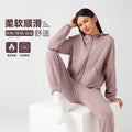 Hooded zip-up cardigan women's autumn/winter new arrival loose casual sweatshirt running fitness activewear top daw166