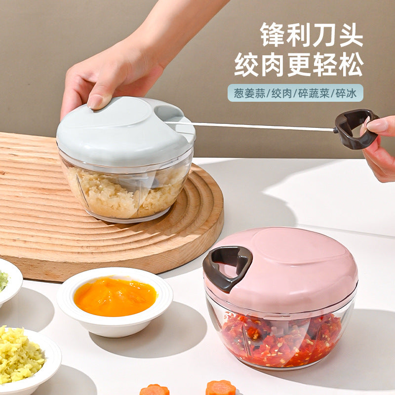 Garlic masher manual garlic puller kitchen multifunctional garlic masher ginger garlic meat mashed food meat grinder vegetable cutter handy gadget