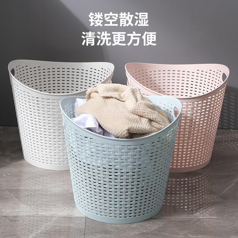 Simple dirty clothes storage basket Household stackable dirty clothes basket Laundry basket Japanese plastic dirty clothes basket storage basket