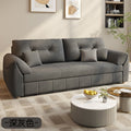 Detachable and washable velvet sofa bed, dual-purpose, foldable, integrated small apartment, cream style, storage, single and double, special price function