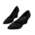 Plus size pointed-toe flats for women, spring/autumn 2025 new collection, wedge heel, korean style, minimalist chic, professional work shoes