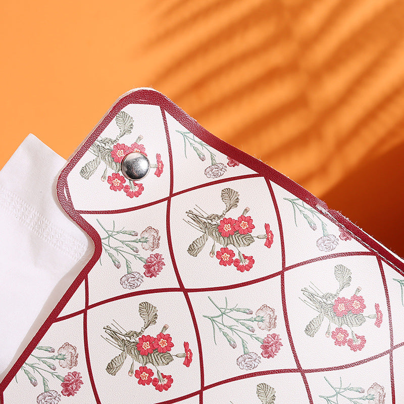 European retro style tissue box household dining table restaurant napkin paper box storage box paper box creative high-end car