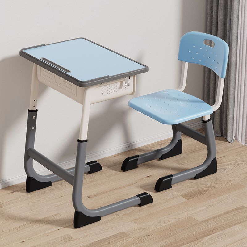 Adjustable height, thickened children's study desk - ideal for elementary and middle school tutoring classes, writing, and school use