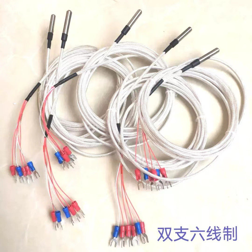 PT100 temperature sensing wire probe high temperature electromagnetic induction heating wire refractory wire American standard electronic wire