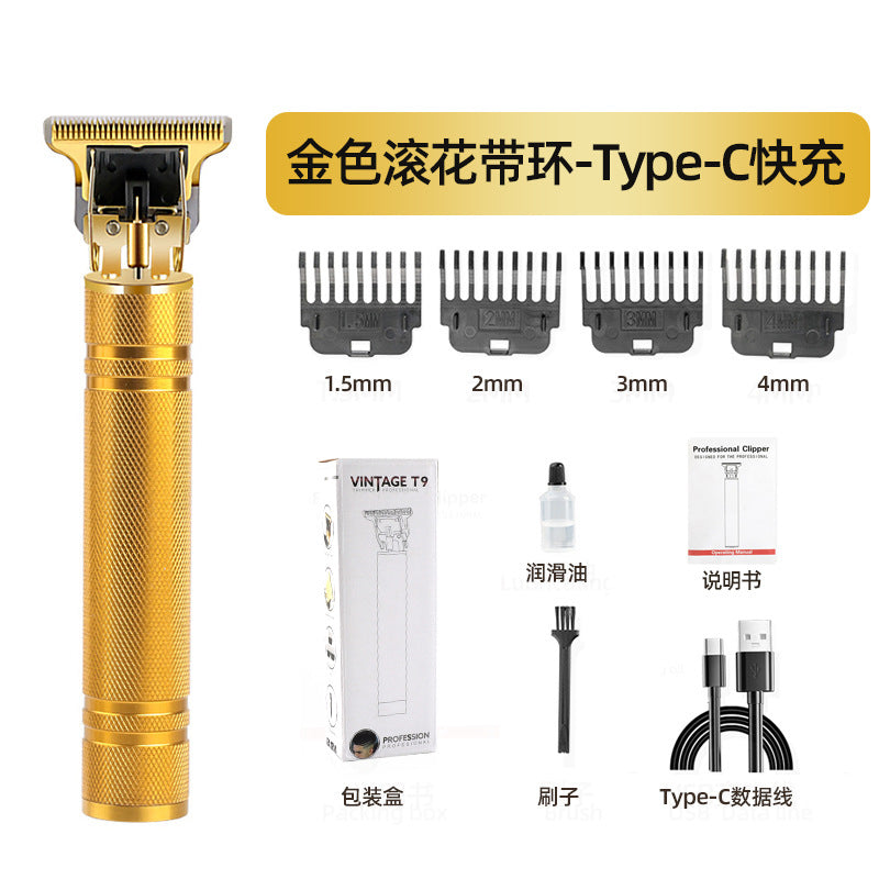 electric hairdresser, bald head, hair salon, electric clipper, carving, for home fast charging hair clipper