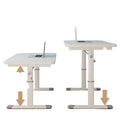 Adjustable height desk - home, bedroom, desktop, student study, writing, office table - modern minimalist simple computer desk