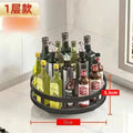 Microwave oven rack, oven & rice cooker organizer, household double-layer countertop desktop multifunctional storage shelf