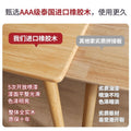 All solid wood dining table small apartment for homecasual rectangular dining table scandinavian restaurant table and chair combination wood color