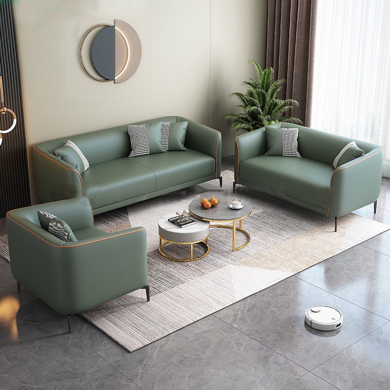 Sofa small apartment rental house living room simple modern apartment popular double slot three slot technology cloth small sofa