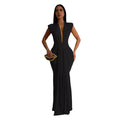 hot-selling european and american sexy dress sleeveless dress european and american clothing foreign trade cross-border dress hip skirt