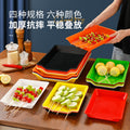 Plastic tableware colorful plastic plate malatang buffet selection plate barbecue plate skewers fragrant preparation plate tray