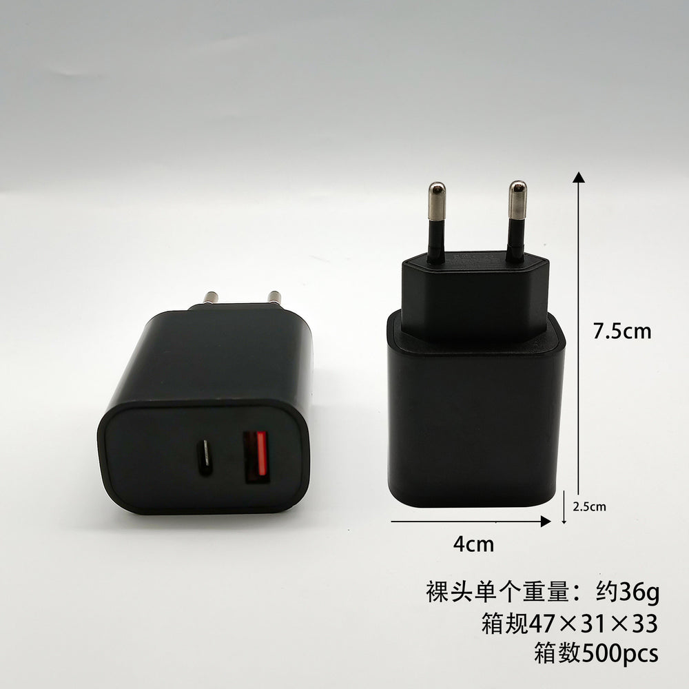 pd20w fast charging head suitable for apple charger set a+c dual-port charger european, american, australian and british regulations wholesale