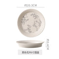 Stylishcasualclassy restaurant hotel dim sum fruit salad plate florals ceramic pastry creative plate