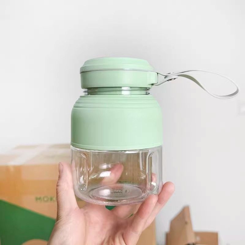 , top-tier 4-blade juicer! your portable juice bar, 2-in-1! automatic juicing cup + sports water bottle for outdoor use