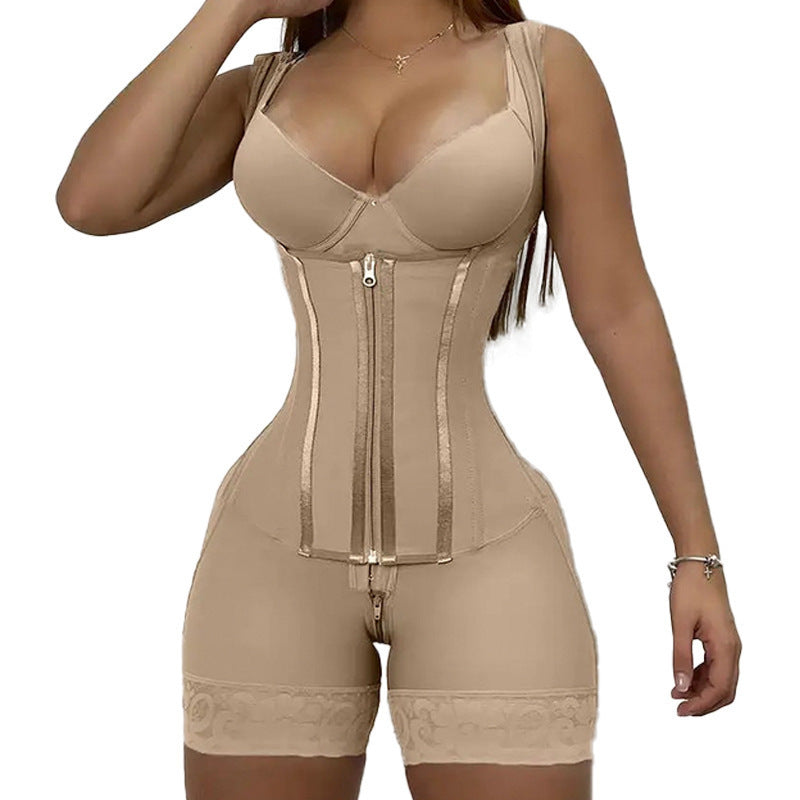 Best selling one-piece shapewear for women, strong waist, tummy control, hip lift, body shaping, tight-fitting, seamless elastic corset