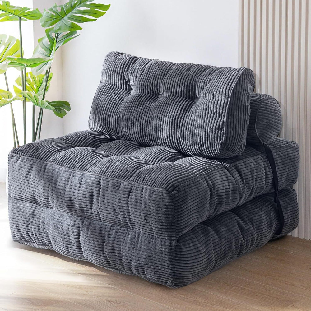 Compression vacuum lazy sofa fabric foldable normcore modern for home living room sofa bed