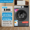 English washing machine fully automatic washing and rinsing all-in-one8kg10kgwashing machine drum variable frequency washing machine
