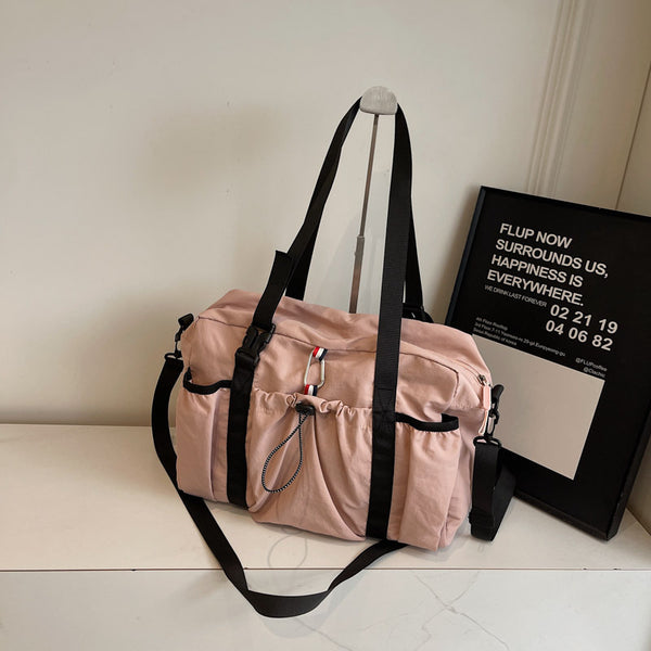 Wholesale Casual Canvas Women's Bags Large Capacity Short Trip Simple Commuter Handbag One Shoulder Underarm Bag Crossbody Bag