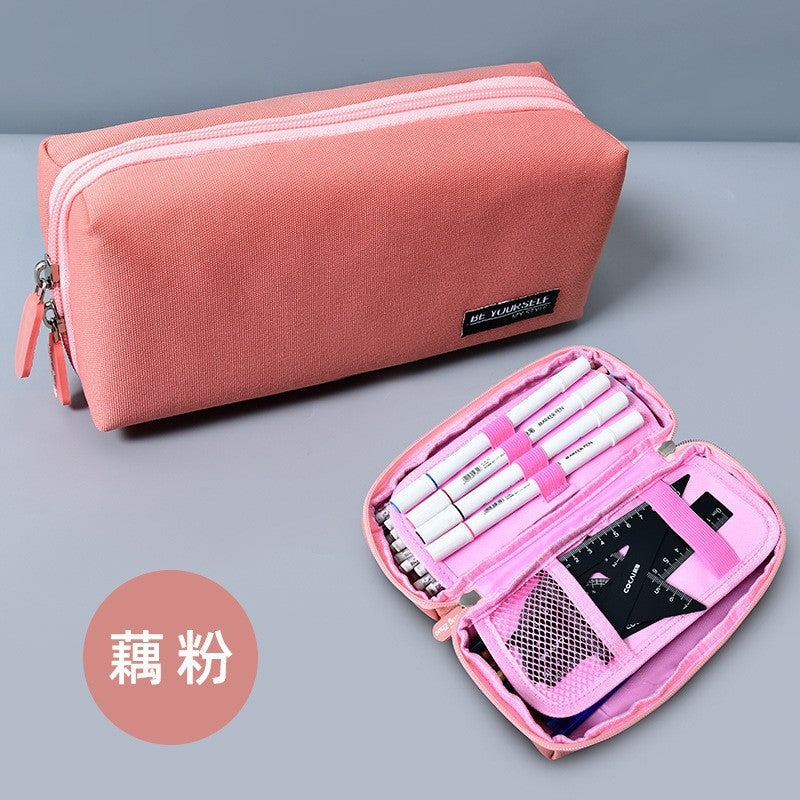 Special clearance stationery bag, primary school student stationery box, large-capacity pencil case, decompression cute cartoon children's pencil bag