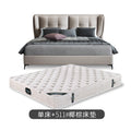 Italian accessible luxury leather bed modern small apartment 1.5m soft-packed leather bed master bedroom 1.8m double wedding bed