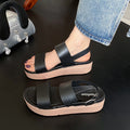 thick-soled slippers women's summer outwear heightenednon-slipfashioneasiest for match slippers women cross-border export wholesale