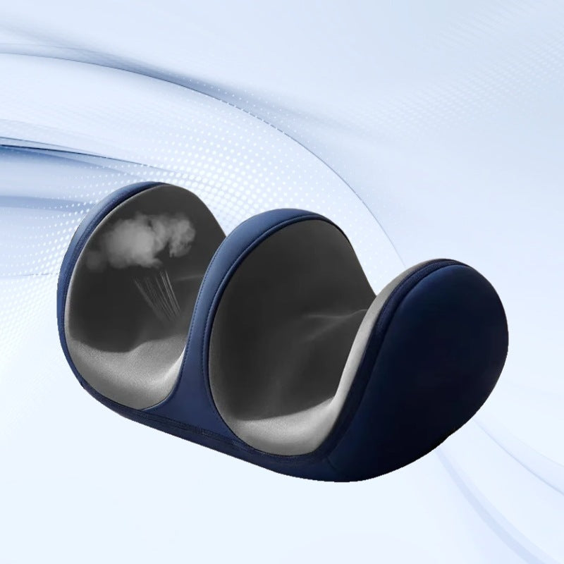 Foot massager - automatic heated foot and leg massager with kneading rollers - foot and leg therapy device