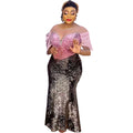 Special offer:  new fashion european & american style stretch sequin bodycon bodycon dress - everyday long dress